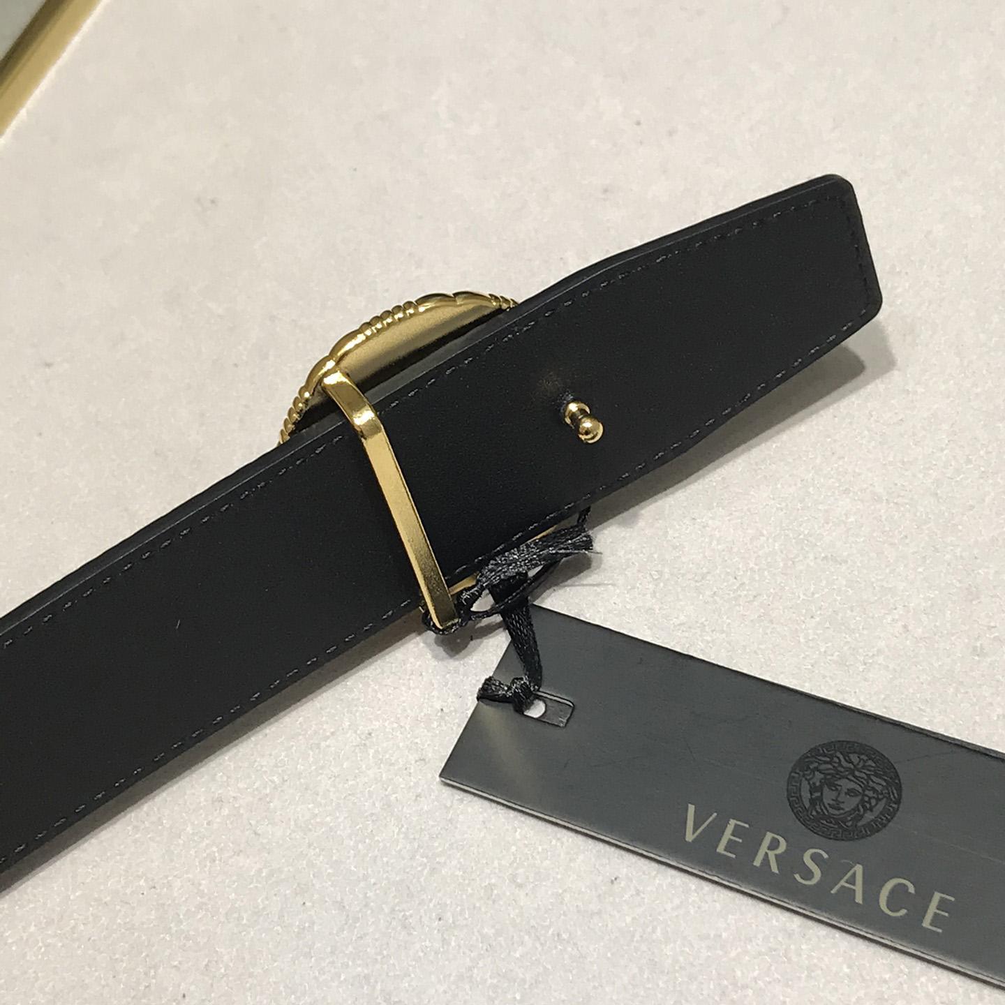Versace Medusa Leathre Belt    39mm - FashionPlug