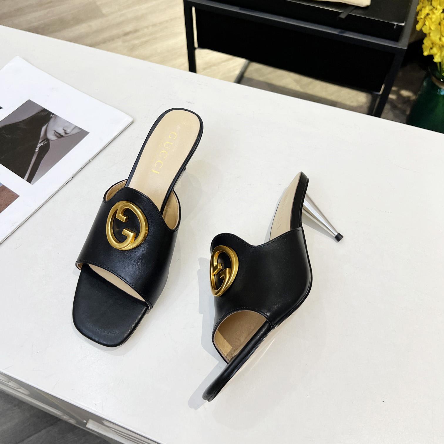 Gucci Blondie Slide Sandal - FashionPlug