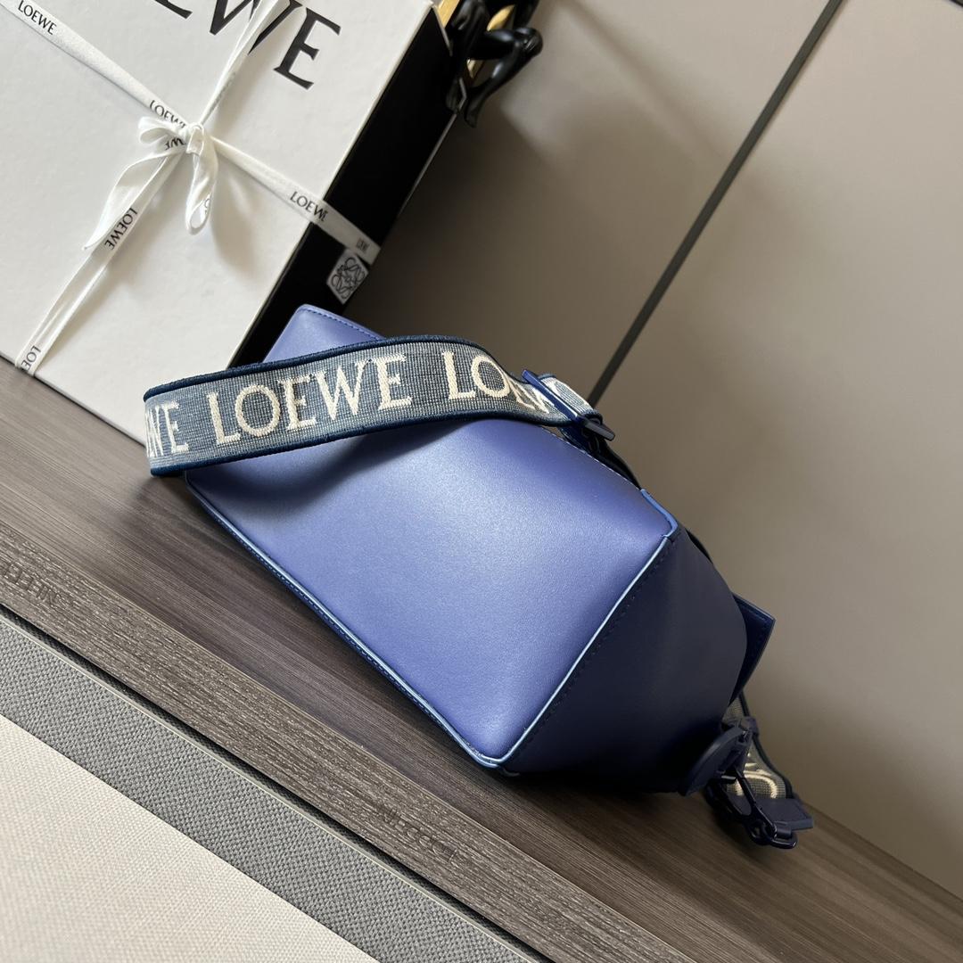 Loewe Small Puzzle Edge Bag In Satin Calfskin - FashionPlug