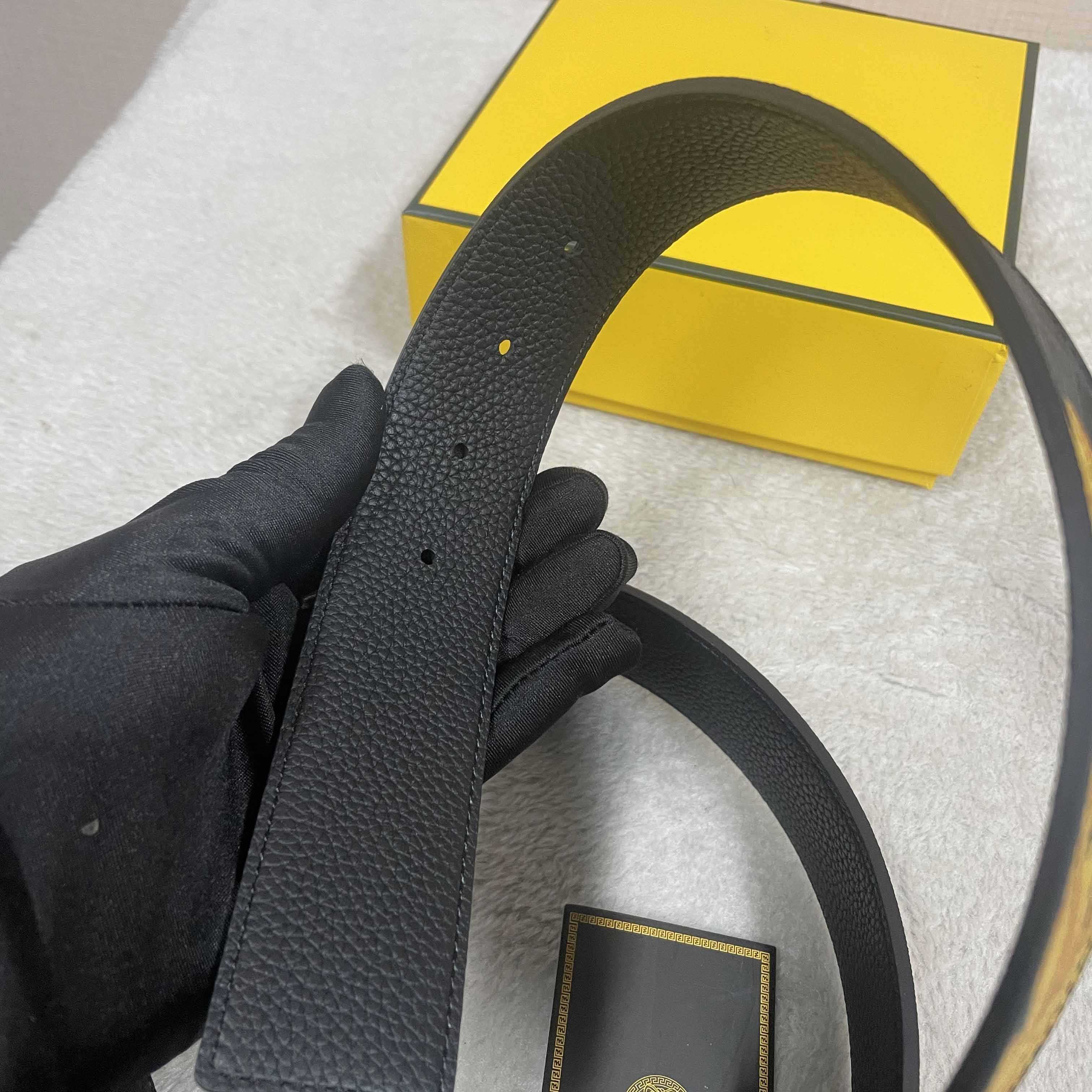 Fendi x Versace Fendace Reversible Belt - FashionPlug