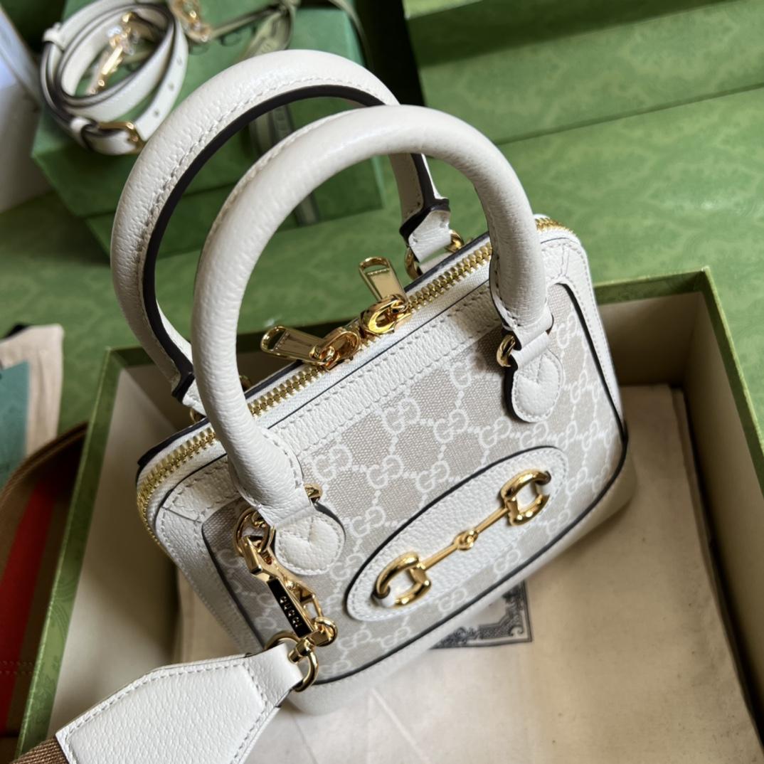 Gucci Horsebit 1955 GG Mini Bag(20-19.5-7.5cm) - FashionPlug