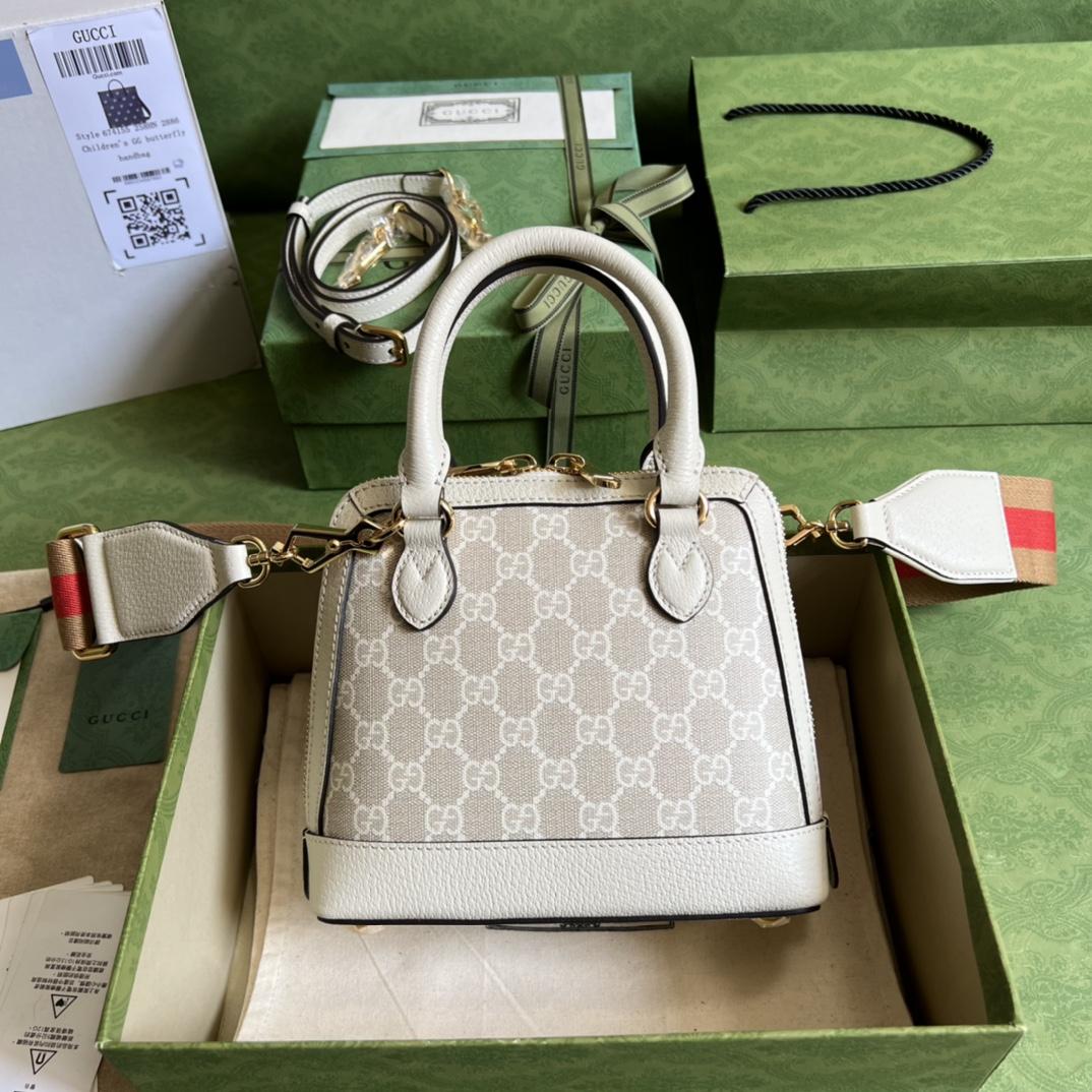 Gucci Horsebit 1955 GG Mini Bag(20-19.5-7.5cm) - FashionPlug