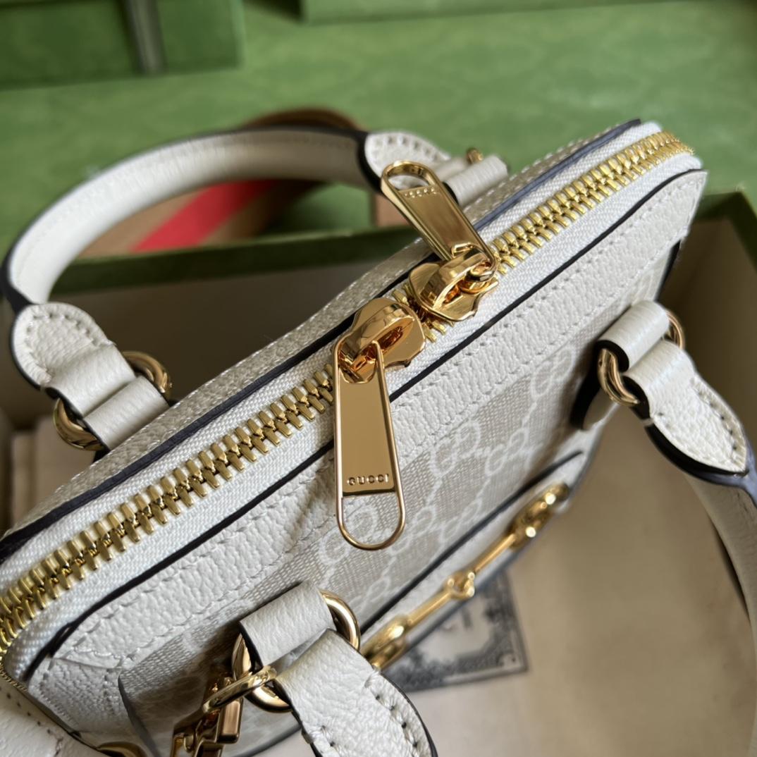 Gucci Horsebit 1955 GG Mini Bag(20-19.5-7.5cm) - FashionPlug