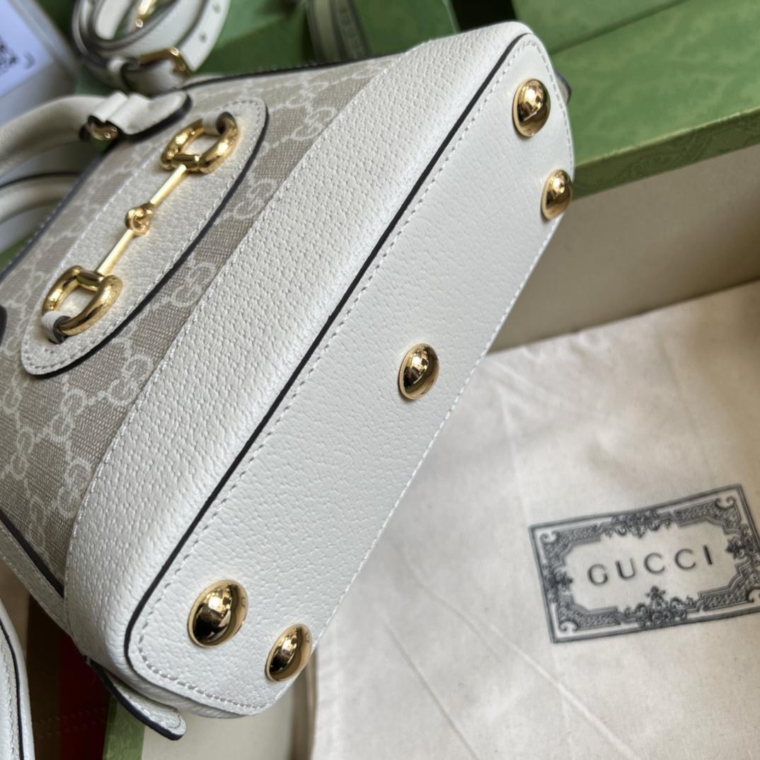 Gucci Horsebit 1955 GG Mini Bag(20-19.5-7.5cm) - FashionPlug