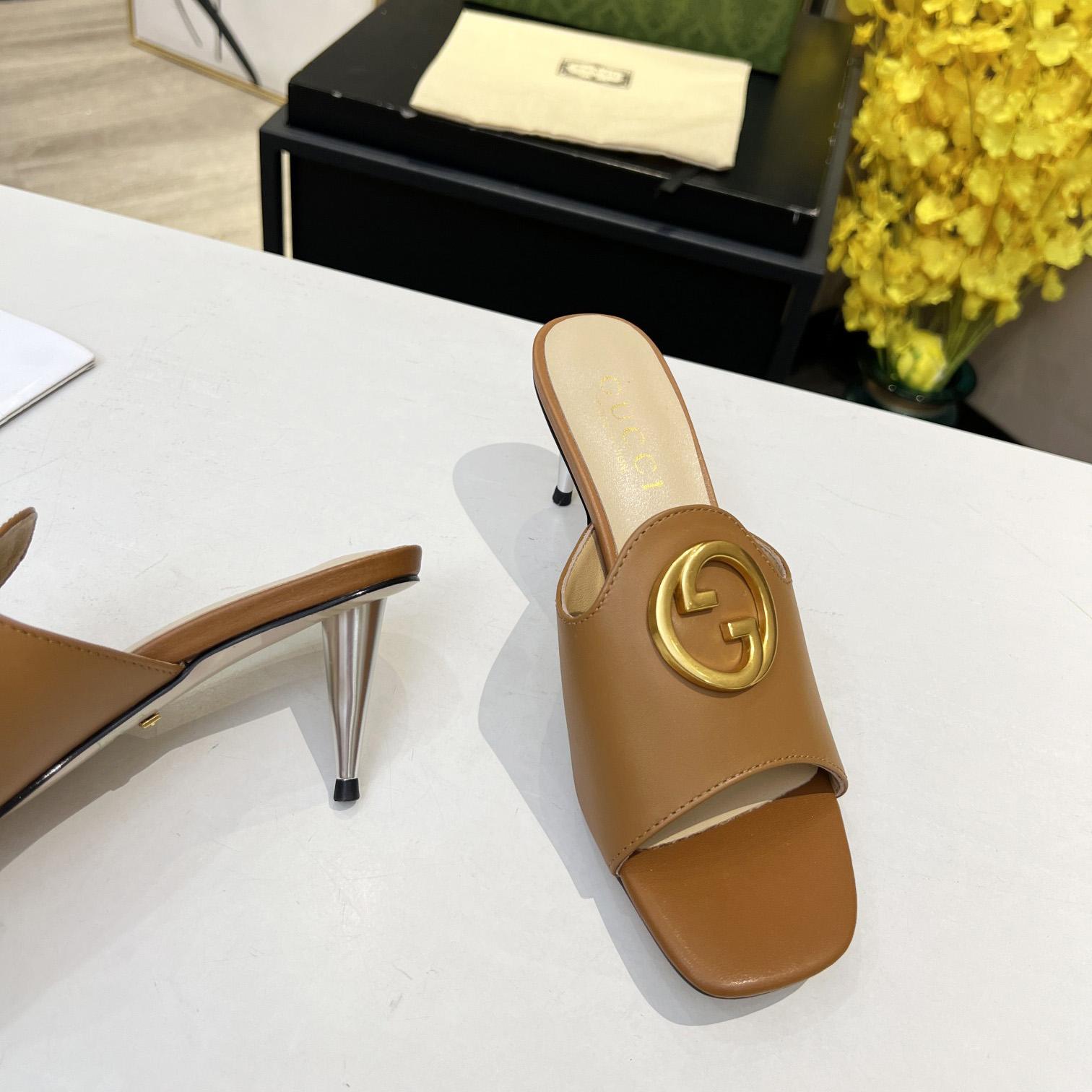 Gucci Blondie Slide Sandal - FashionPlug