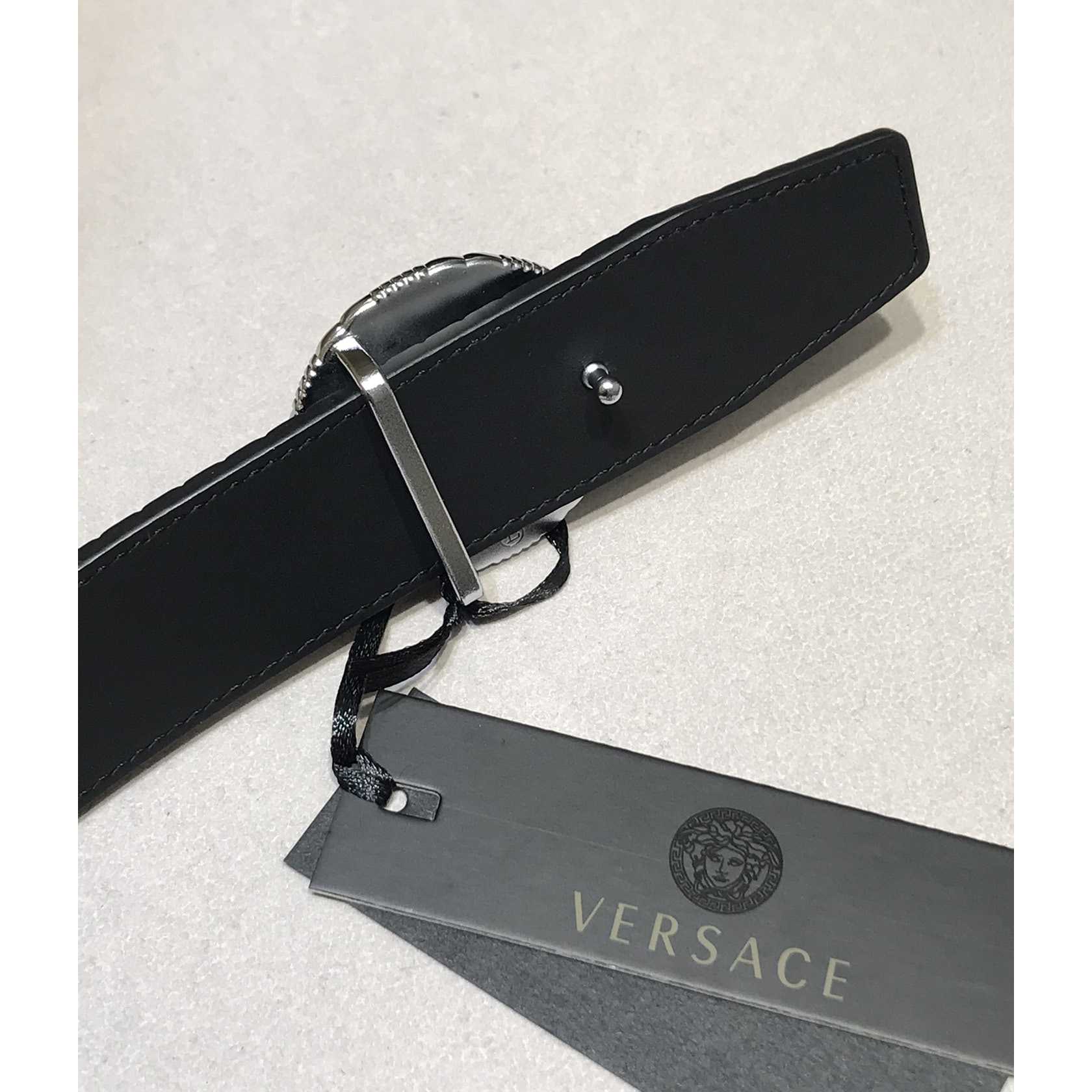 Versace Medusa Leathre Belt    39mm - FashionPlug