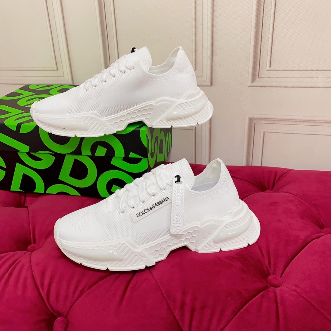 Dolce & Gabbana Stretch Knit Daymaster Sneakers - FashionPlug