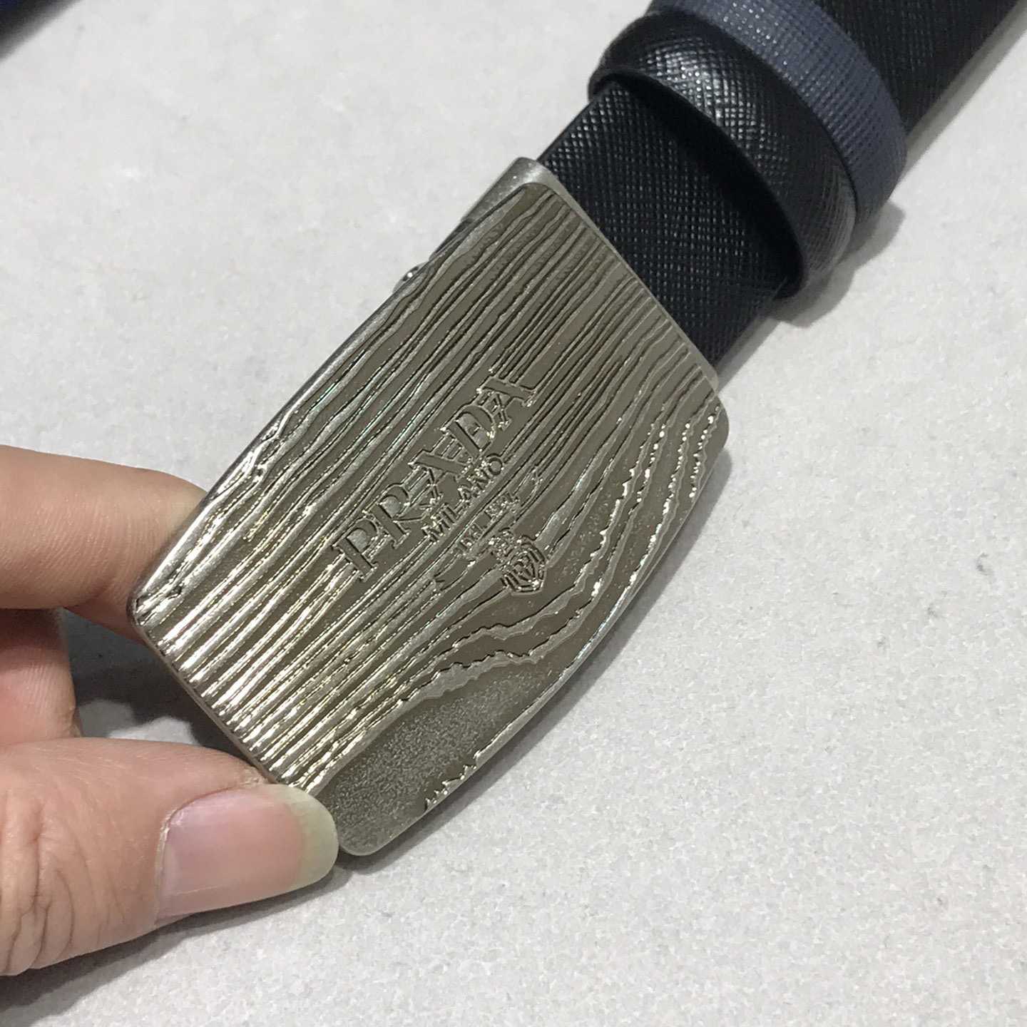 Prada Leather Belt - FashionPlug