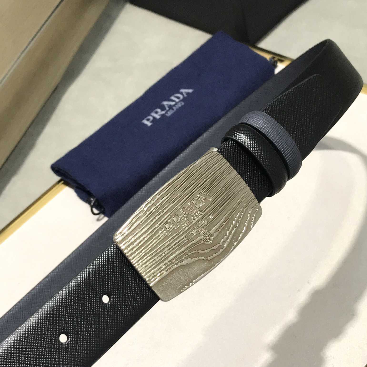 Prada Leather Belt - FashionPlug