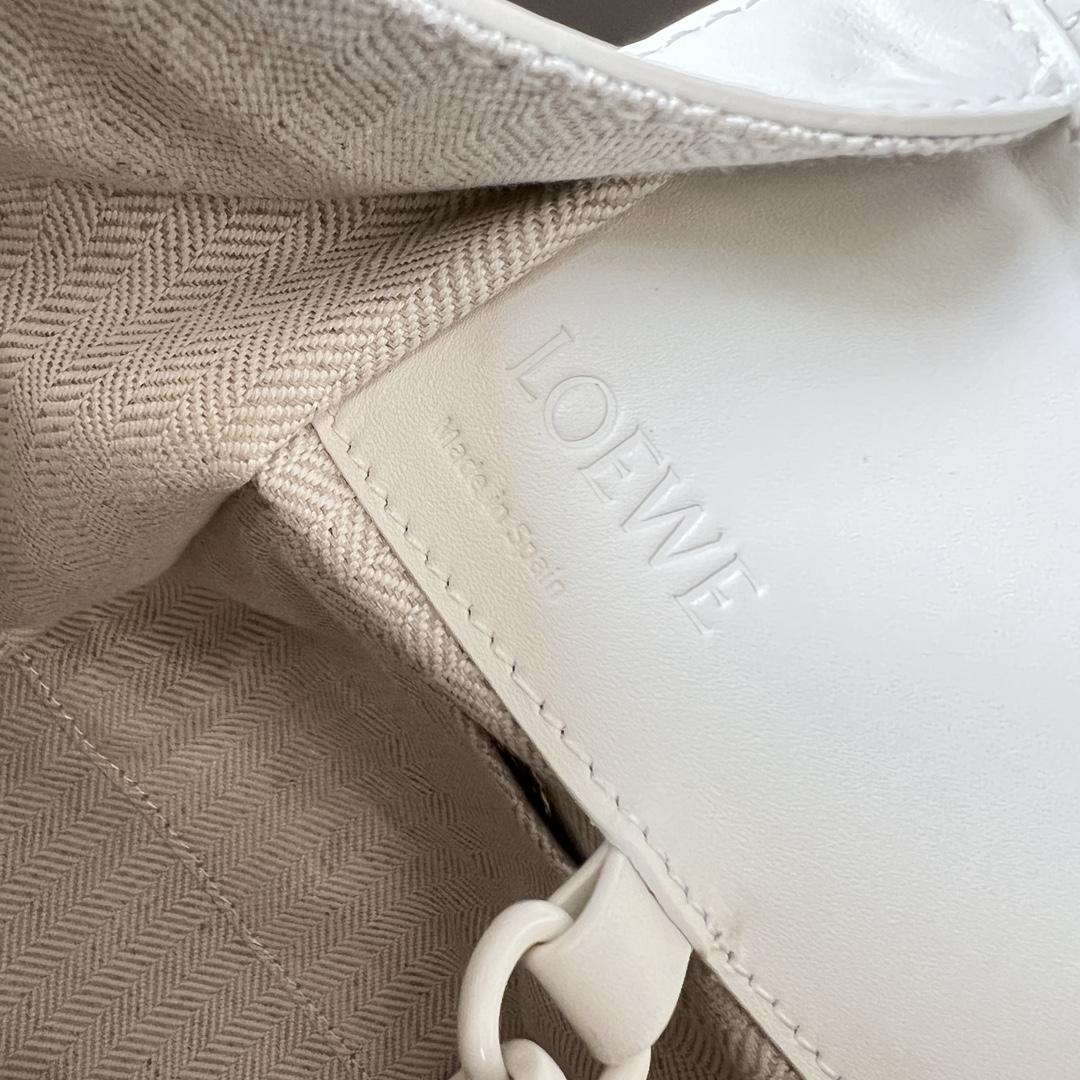Loewe Compact Hammock In Satin Calfskin - FashionPlug