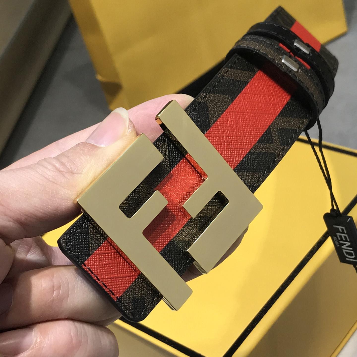 Black Reversible Leather Belt - FashionPlug
