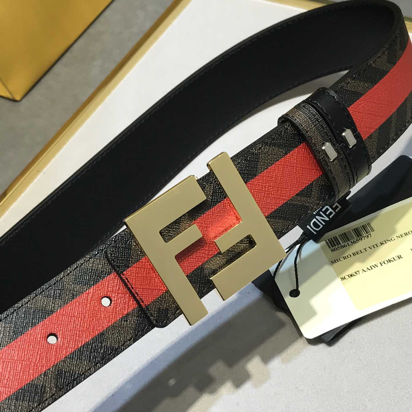 Black Reversible Leather Belt - FashionPlug