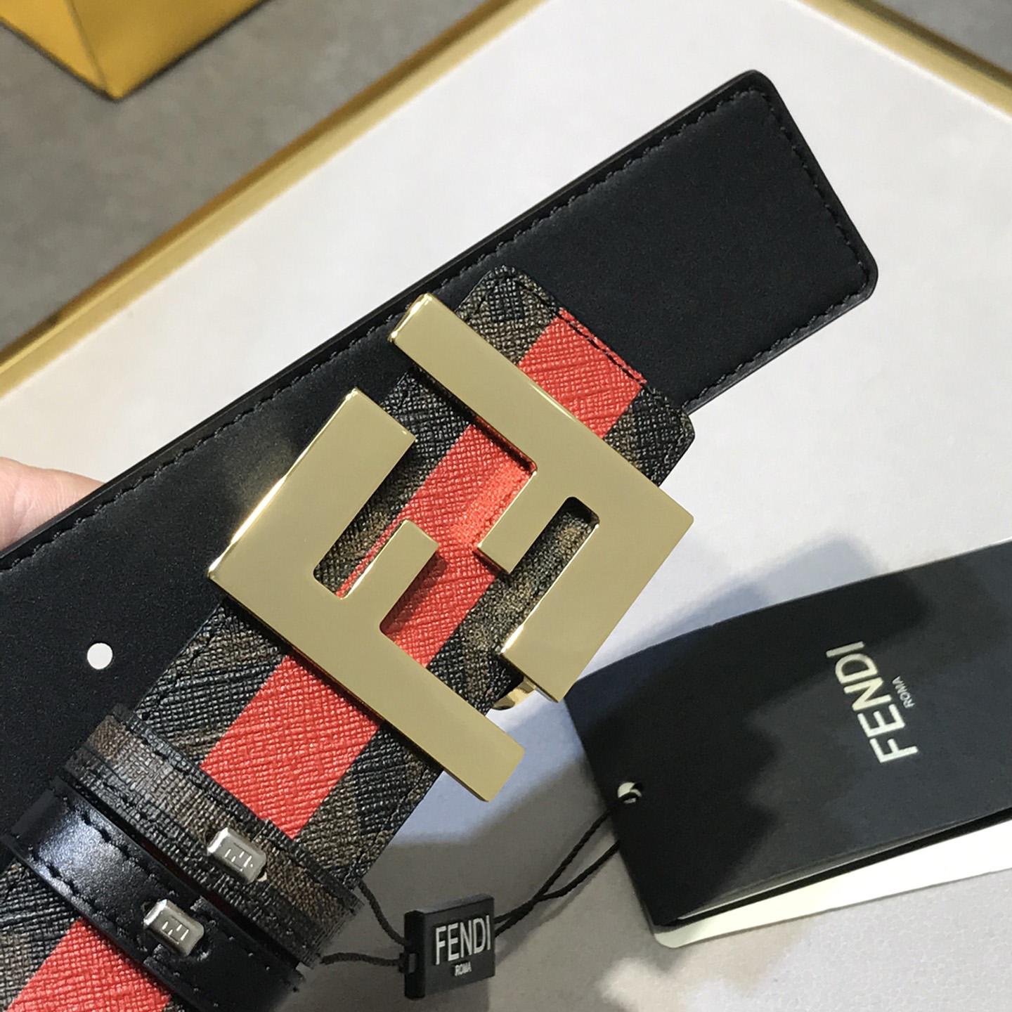Black Reversible Leather Belt - FashionPlug