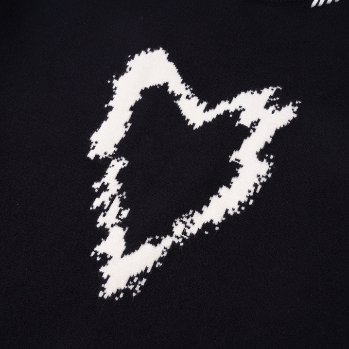 Saint Laurent Heart Sweater - FashionPlug