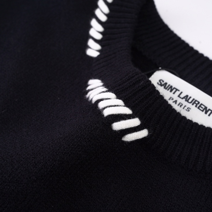 Saint Laurent Heart Sweater - FashionPlug