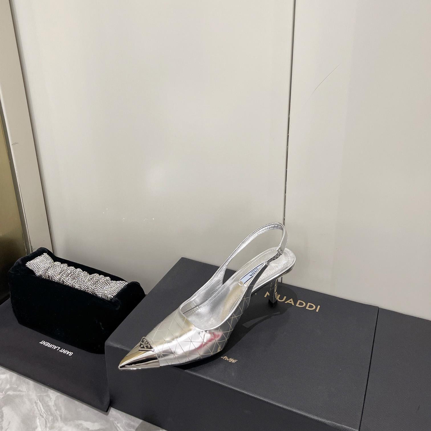 Prada 75mm Slingback Pump - FashionPlug