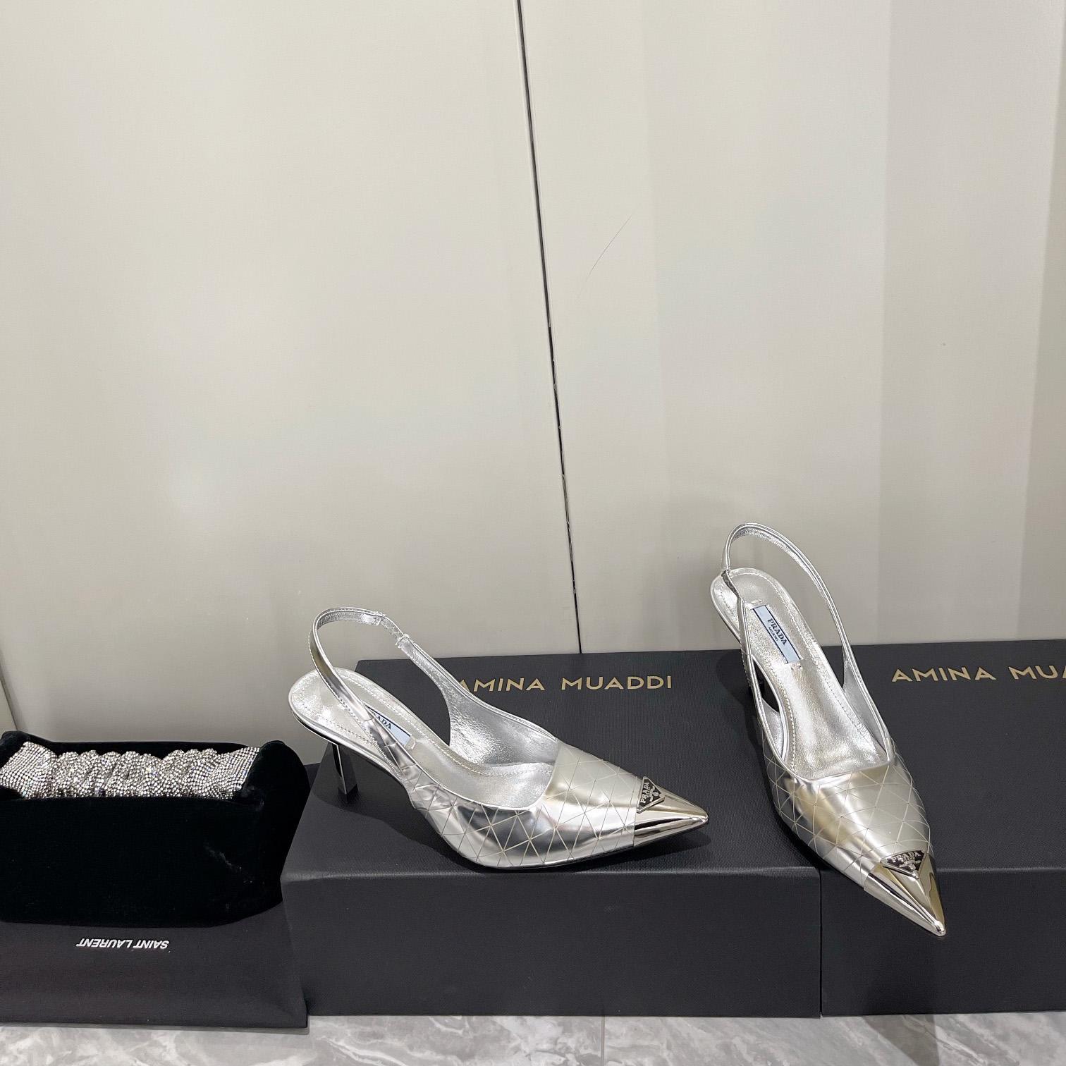 Prada 75mm Slingback Pump - FashionPlug