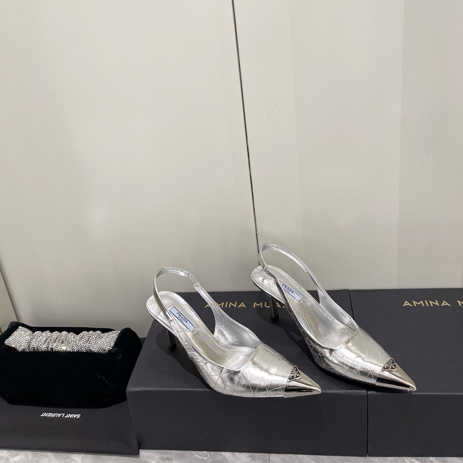 Prada 75mm Slingback Pump - FashionPlug
