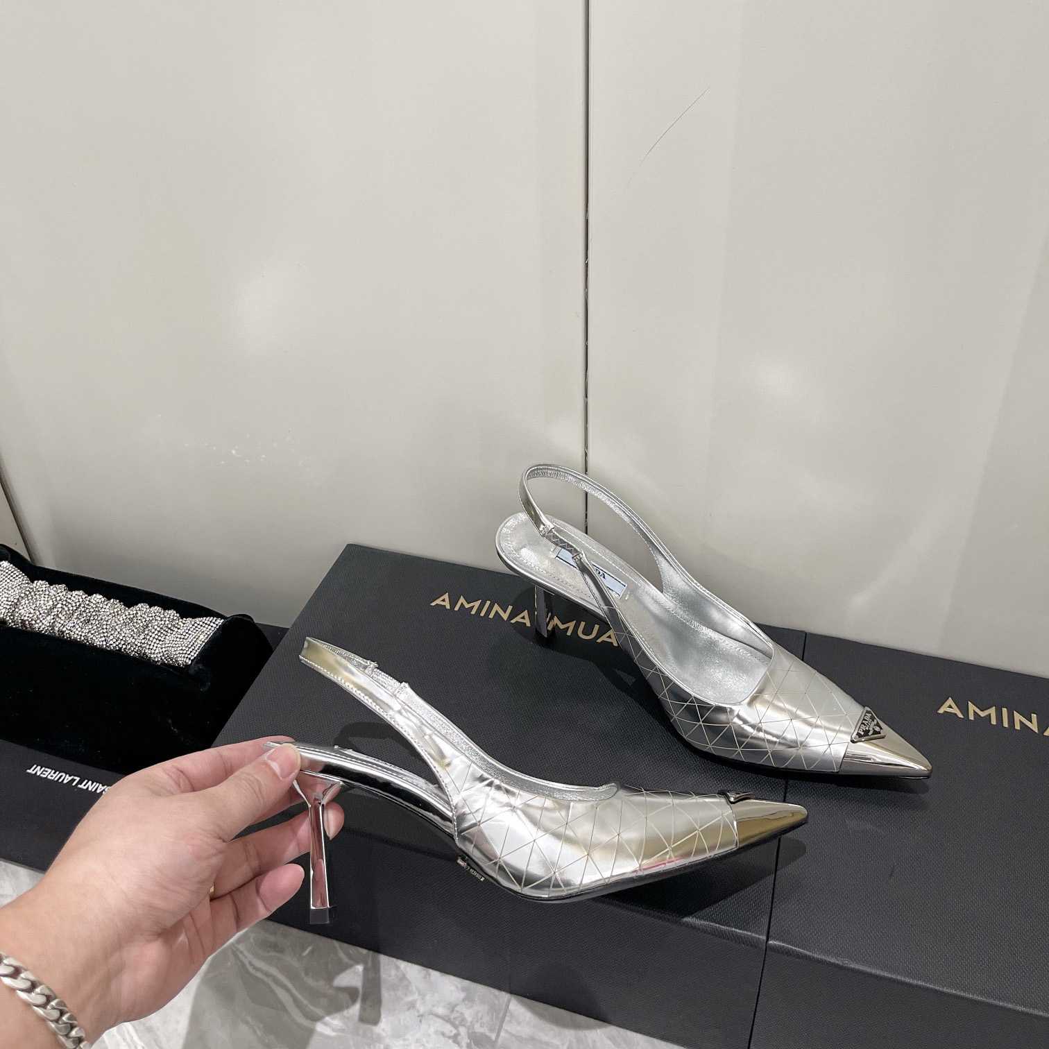 Prada 75mm Slingback Pump - FashionPlug