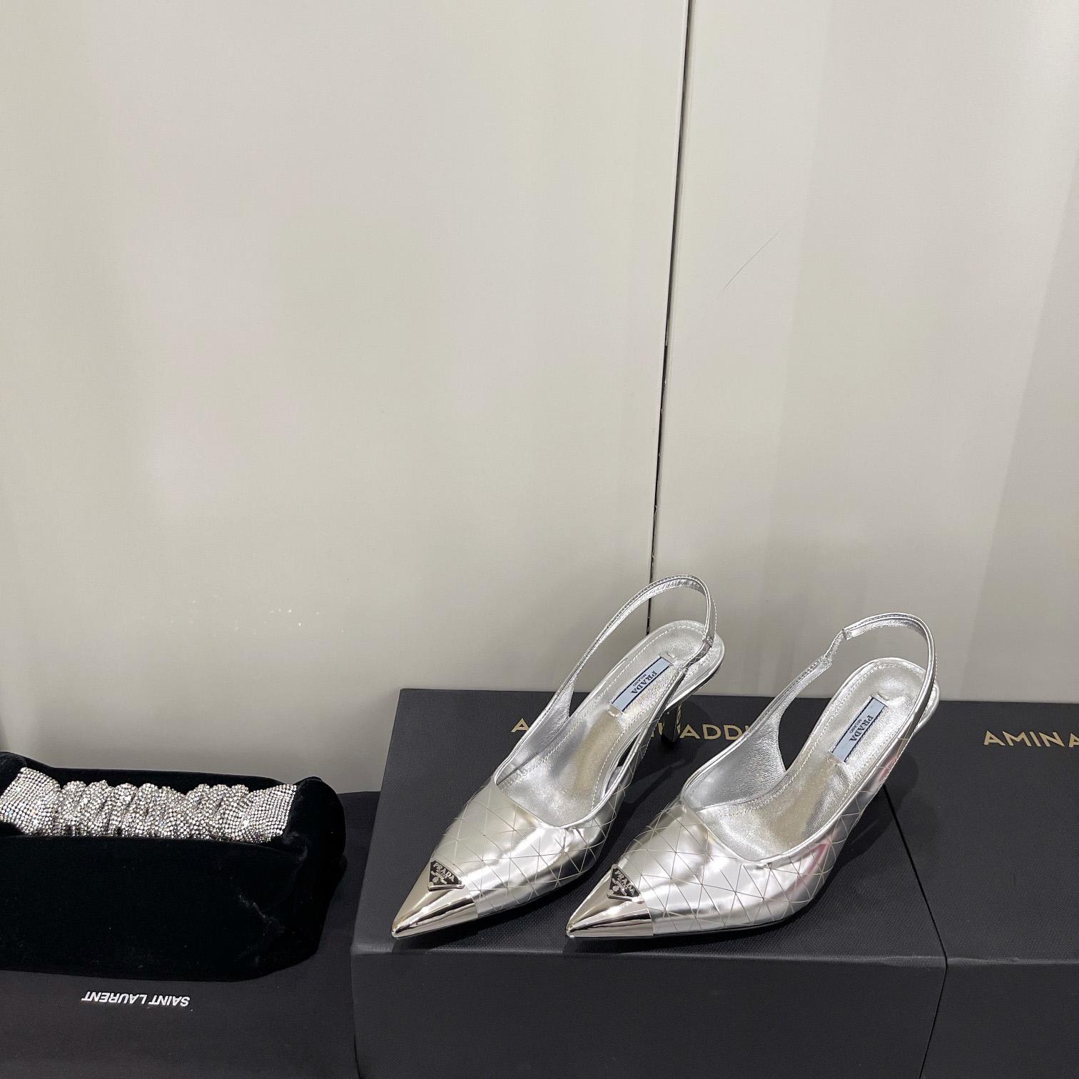 Prada 75mm Slingback Pump - FashionPlug