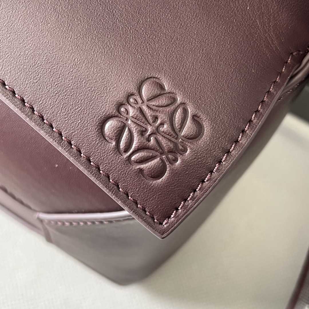Loewe Small Puzzle Edge Bag In Satin Calfskin - FashionPlug