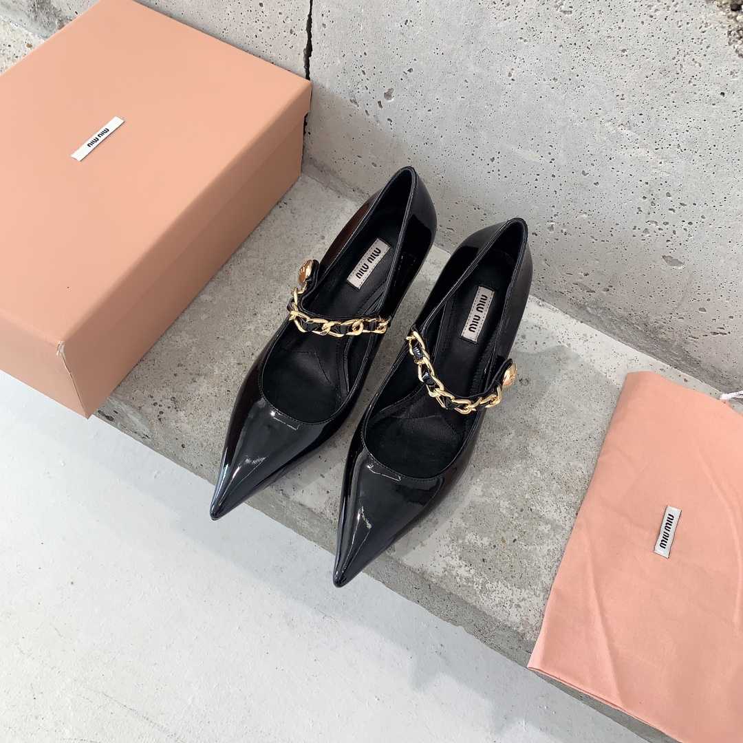 Miu Miu Patent Leather Pumps - FashionPlug