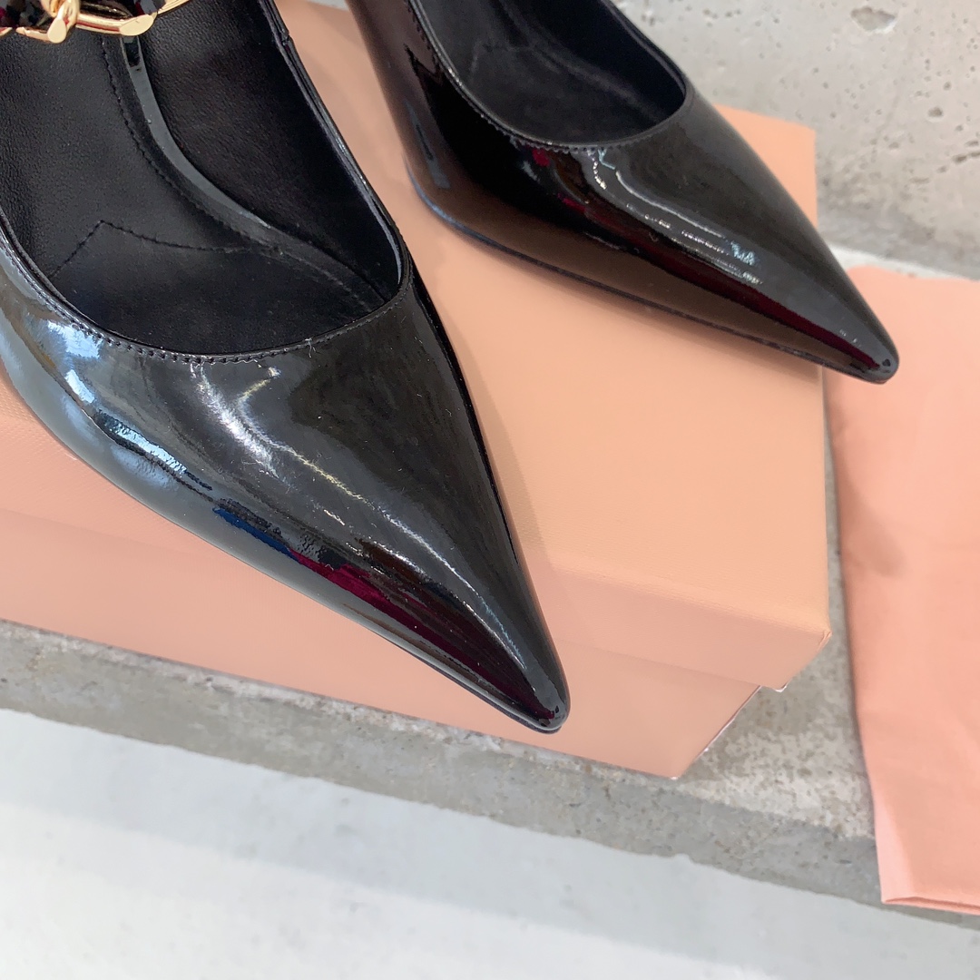 Miu Miu Patent Leather Pumps - FashionPlug
