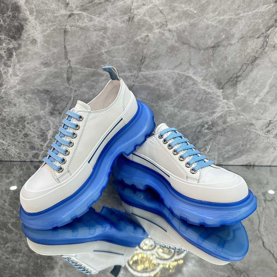 Alexander Mqueen Tread Slick Low Lace Up Sneaker  - FashionPlug