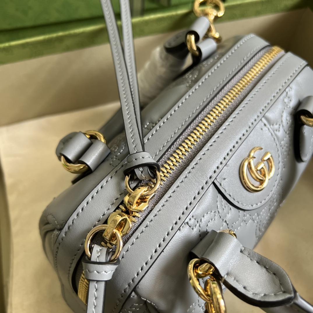 Gucci GG Matelassé Mini Bag(19*13*11cm) - FashionPlug