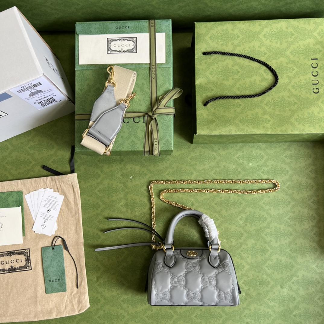 Gucci GG Matelassé Mini Bag(19*13*11cm) - FashionPlug