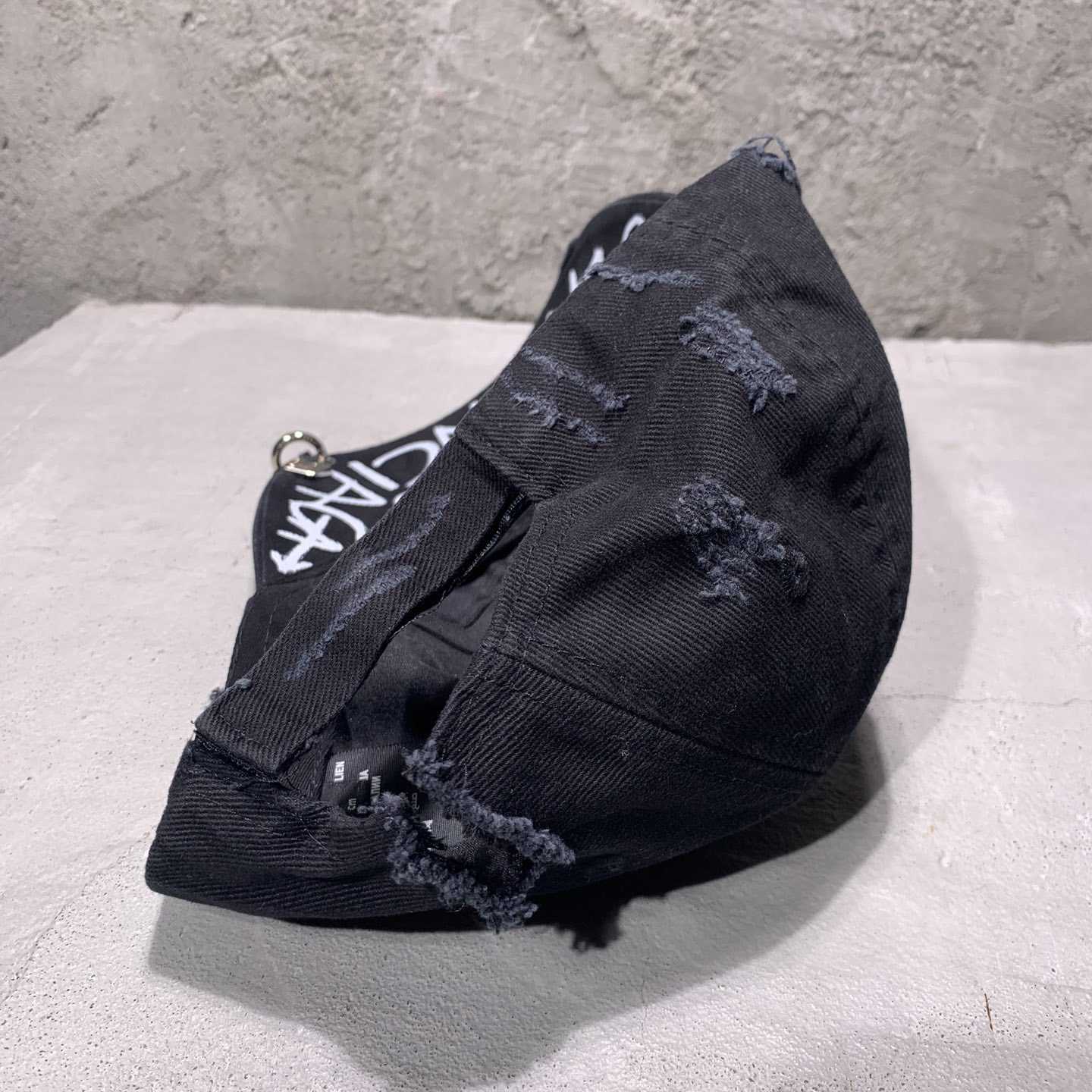 Balenciaga Cap Destroyed Piercing - FashionPlug