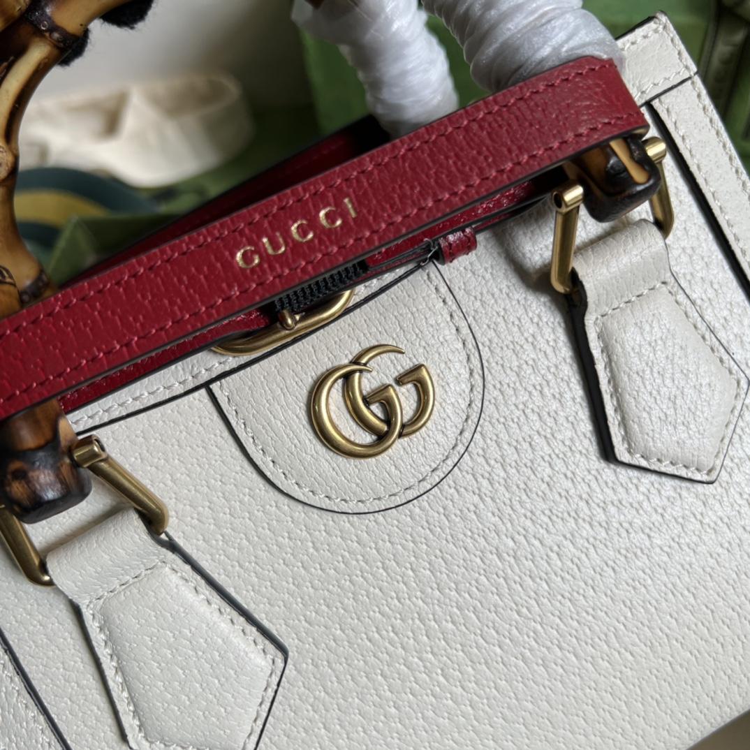 Gucci Diana Mini Tote Bag(20*16*10cm) - FashionPlug