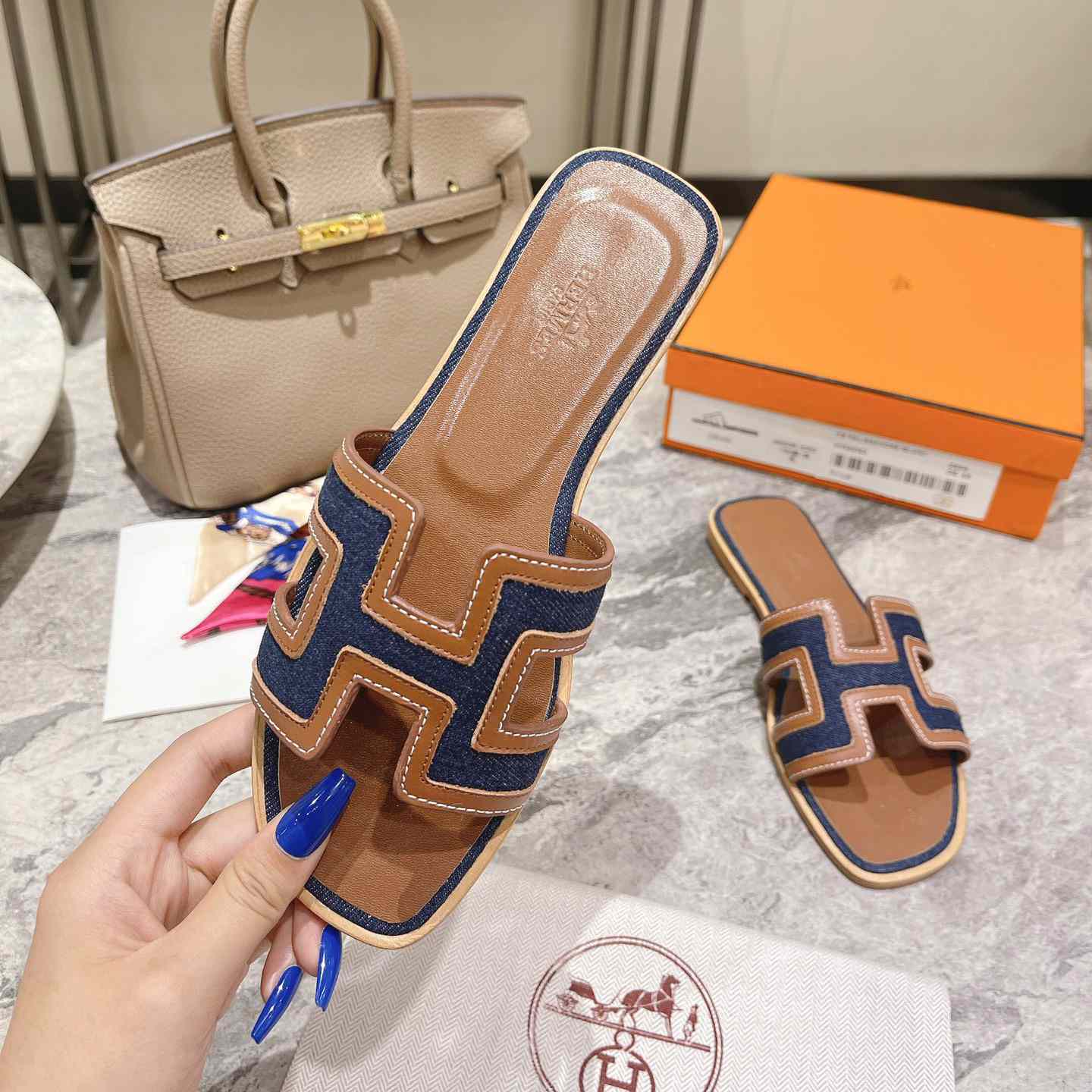 Hermes Oran Sandal - FashionPlug