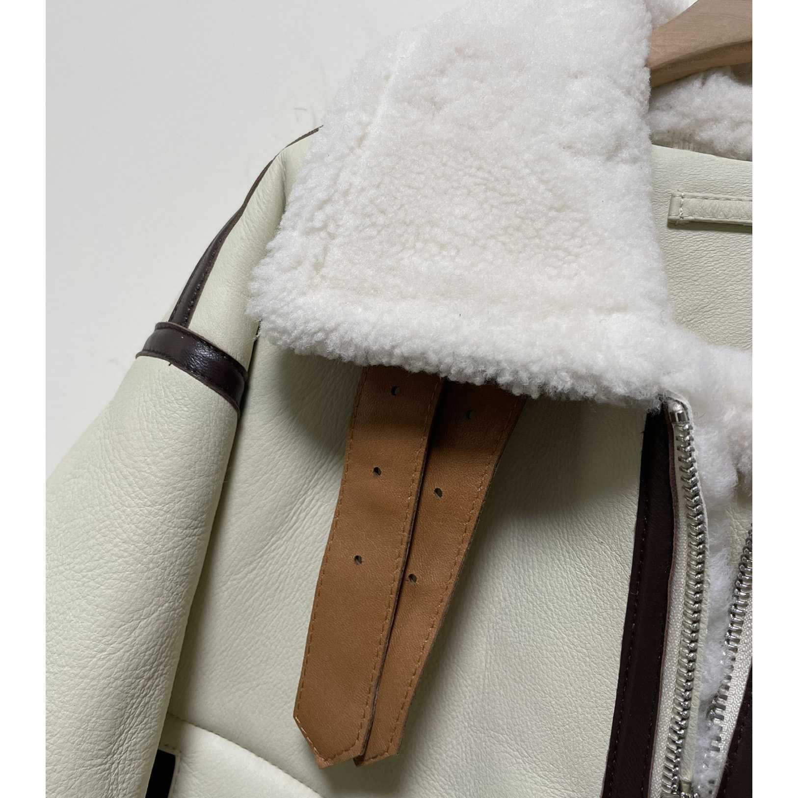 Loewe Aviator Jacket In Shearling - FashionPlug