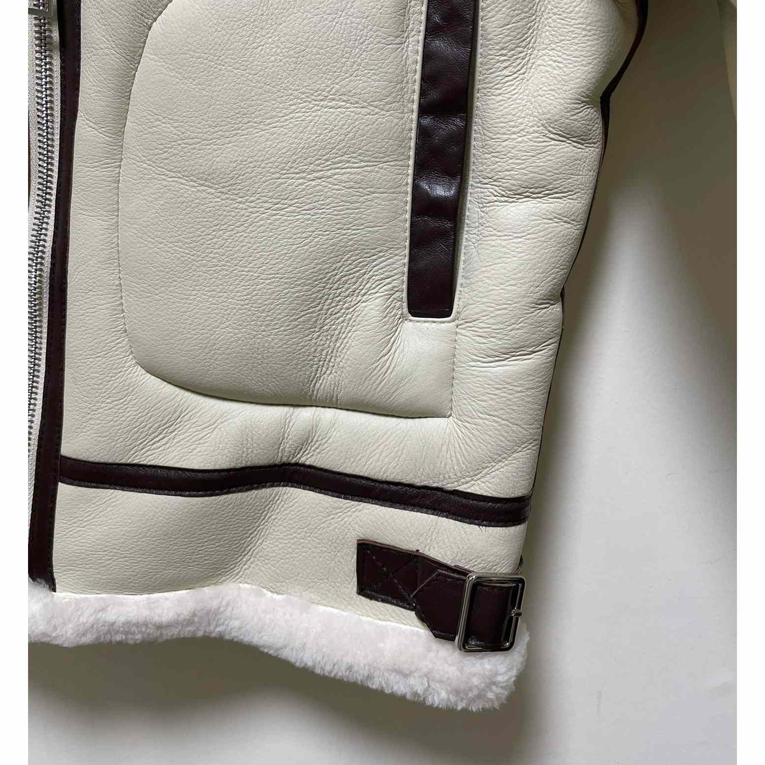Loewe Aviator Jacket In Shearling - FashionPlug