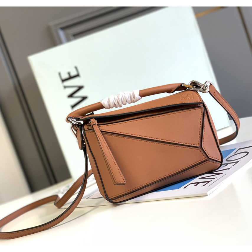 Loewe Mini Puzzle Bag In Classic Calfskin - FashionPlug