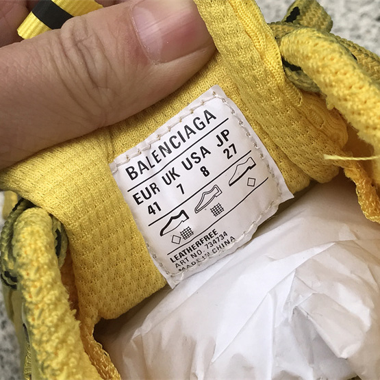 Balenciaga 3XL Trainers In Yellow - FashionPlug