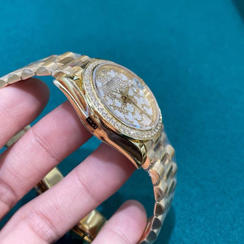 Rolex Yellow Gold Datejust 31 Watch - FashionPlug