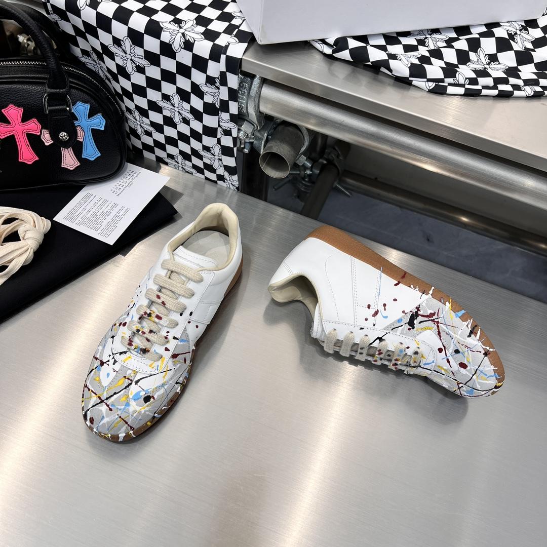 Maison Margiela Paint Replica Sneakers - FashionPlug