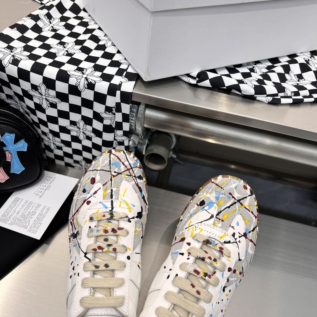 Maison Margiela Paint Replica Sneakers - FashionPlug