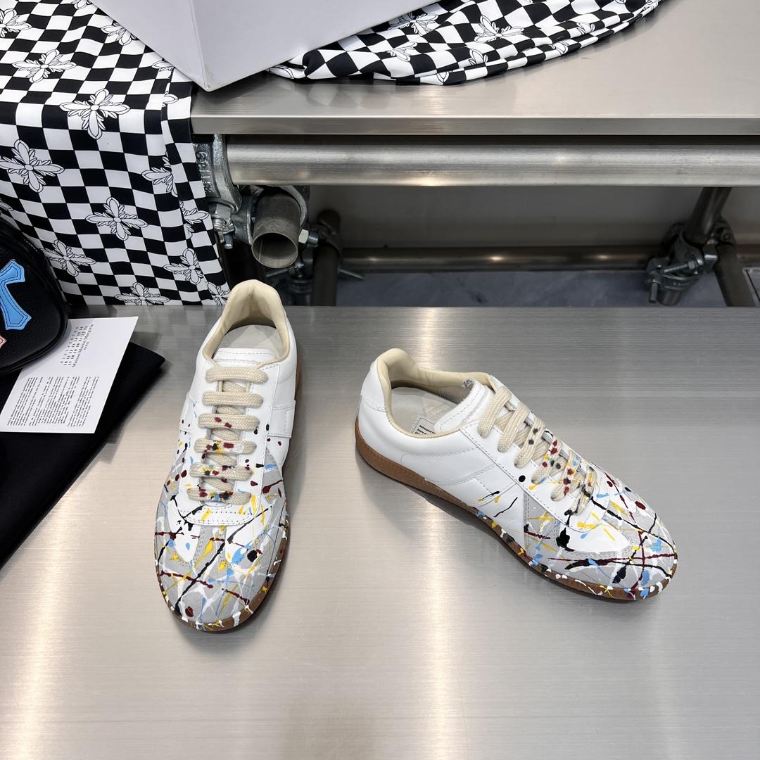 Maison Margiela Paint Replica Sneakers - FashionPlug