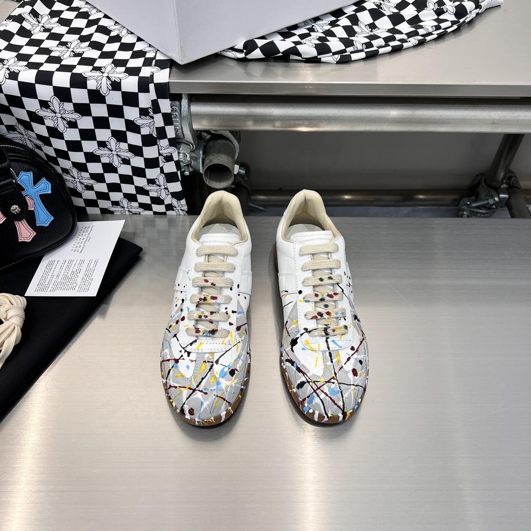 Maison Margiela Paint Replica Sneakers - FashionPlug
