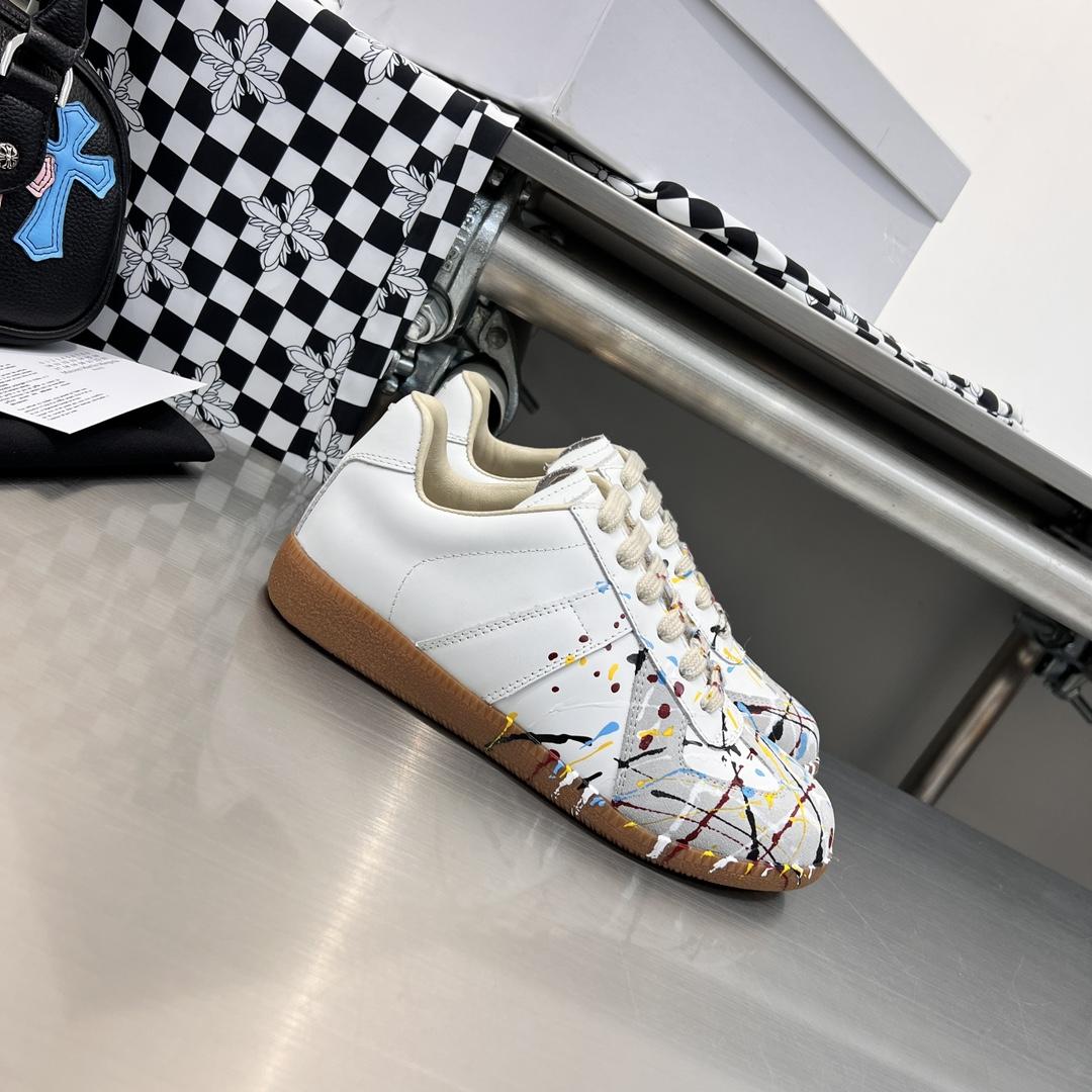 Maison Margiela Paint Replica Sneakers - FashionPlug