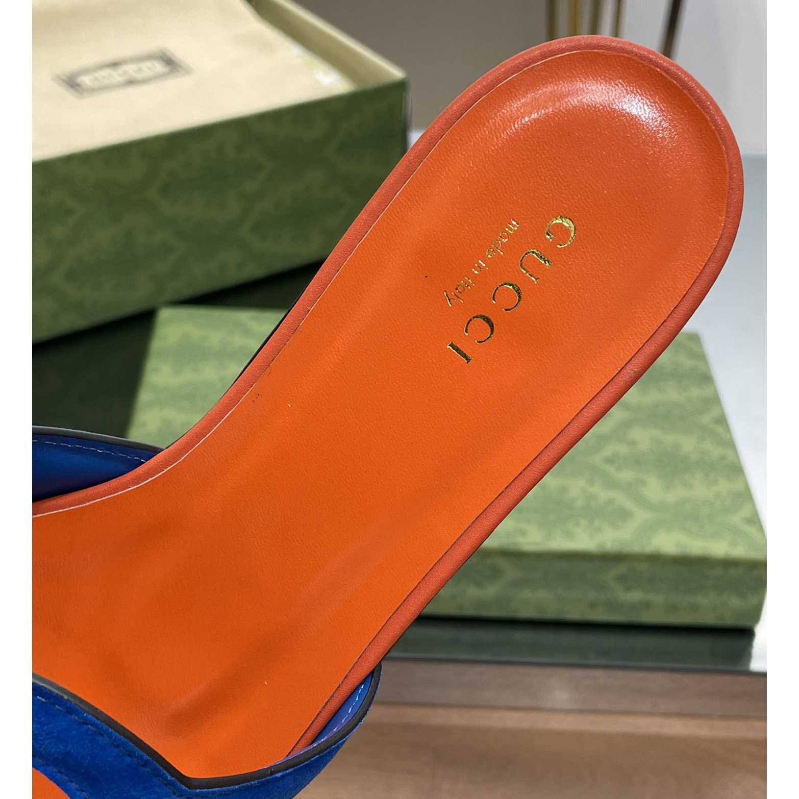 Gucci Women's Interlocking G Cut-out Slide Sandal - FashionPlug