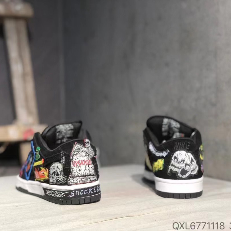 Nike SB x Neckface Dunk Low Pro Shoes     DO2326-001 - FashionPlug