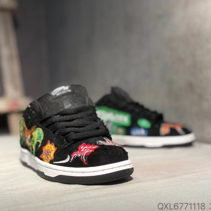 Nike SB x Neckface Dunk Low Pro Shoes     DO2326-001 - FashionPlug
