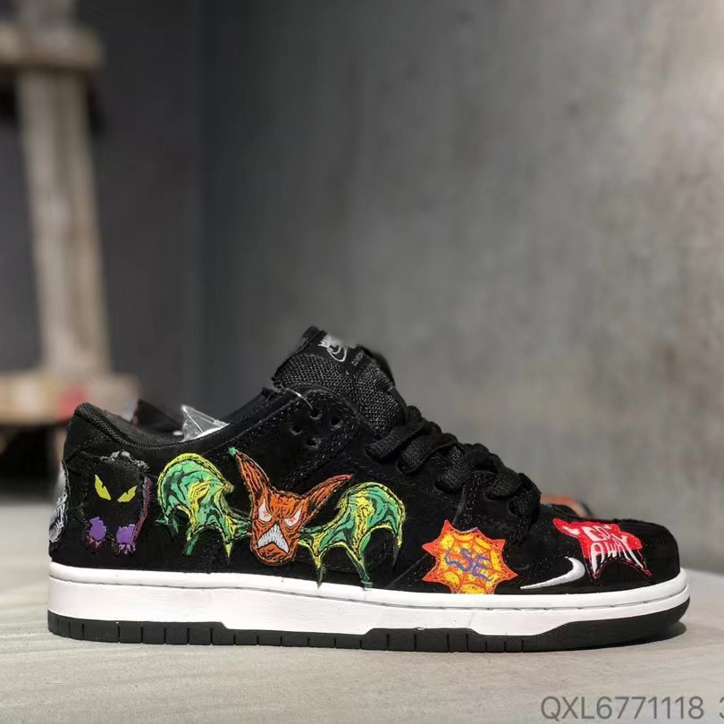 Nike SB x Neckface Dunk Low Pro Shoes     DO2326-001 - FashionPlug