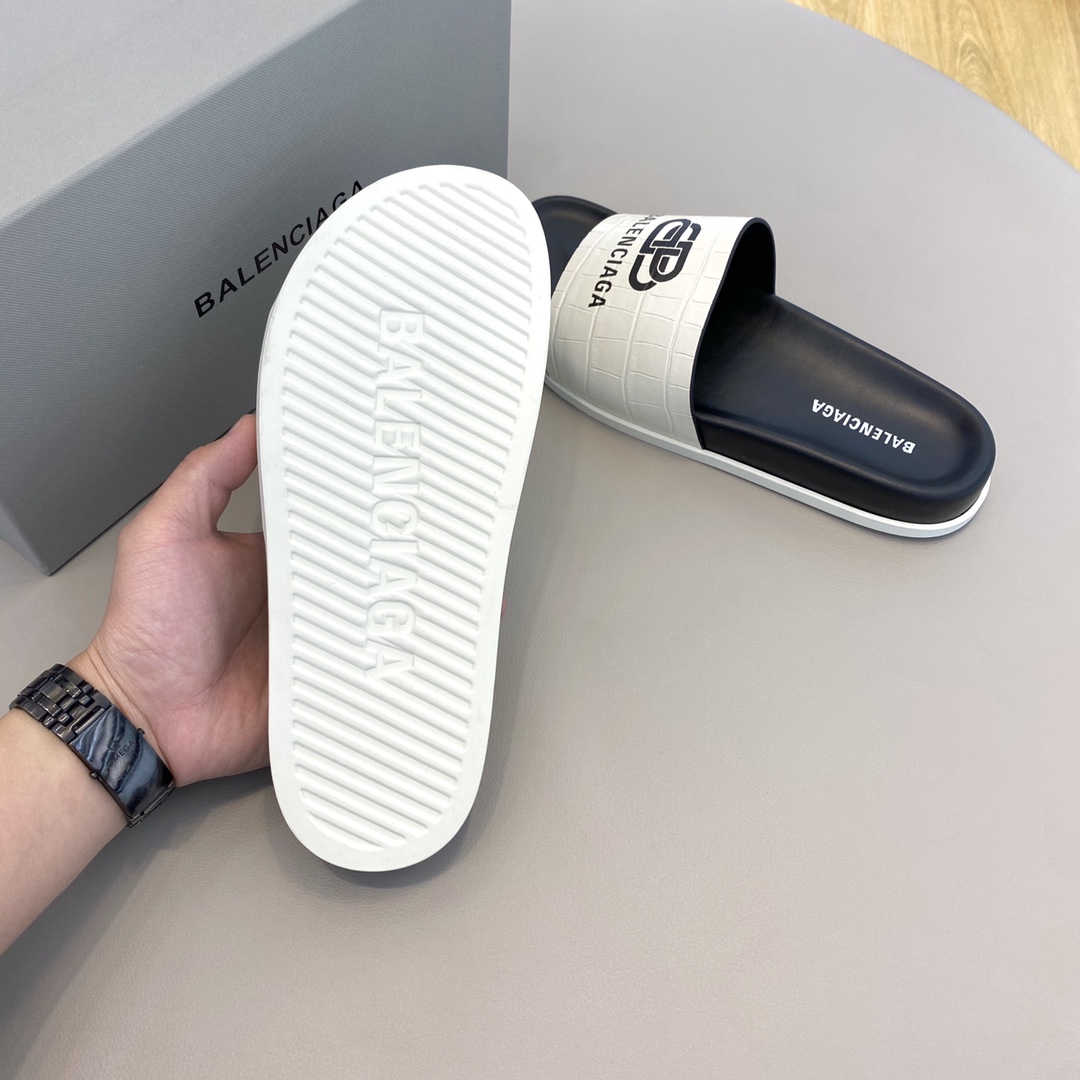 Balenciaga Pool Slide Sandal  - FashionPlug