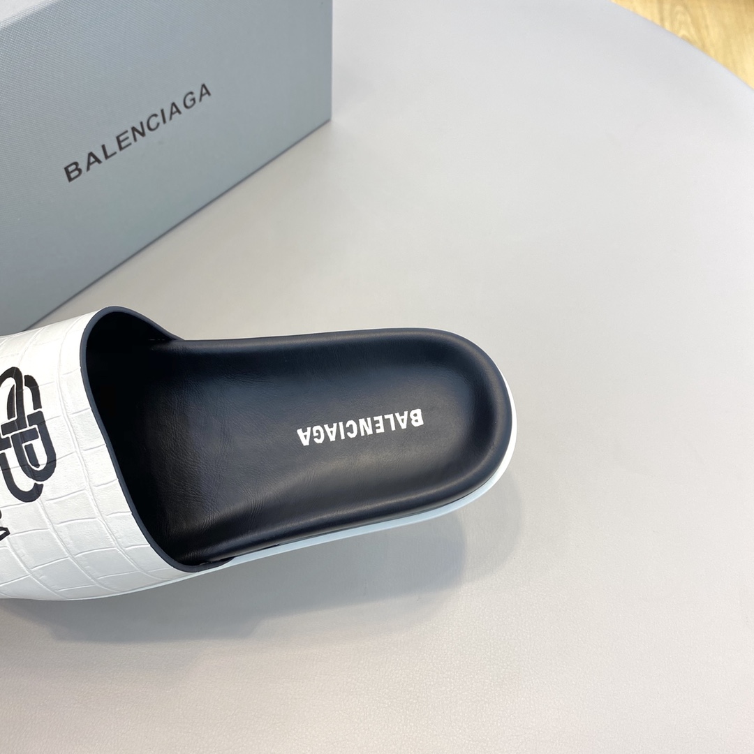 Balenciaga Pool Slide Sandal  - FashionPlug