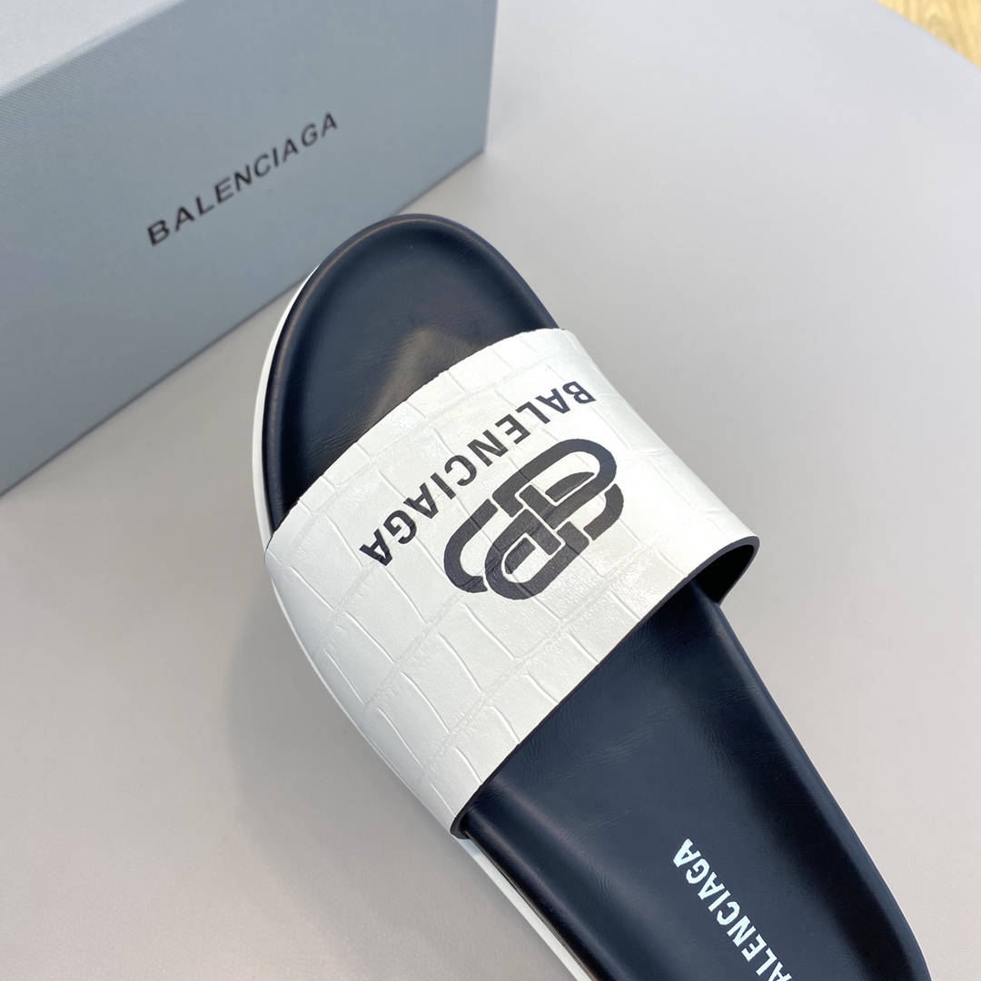 Balenciaga Pool Slide Sandal  - FashionPlug